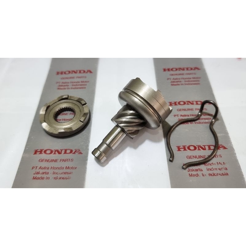 pinion gigi gear engkol kick stater selahan honda beat karbu vario kabru original