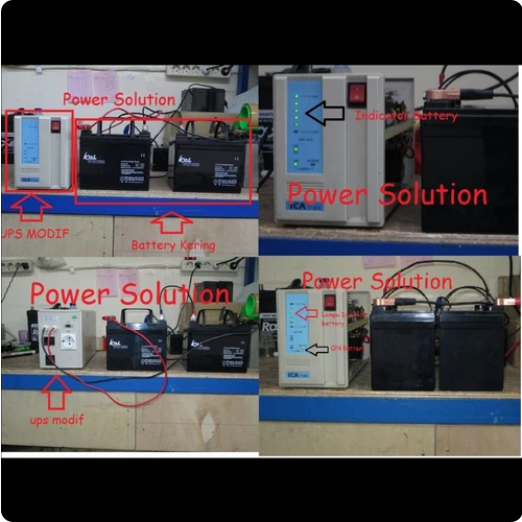 UPS ICA 1200VA MODIF EXTERNAL BATTERY [ UPS MODIF ICA CT682B
