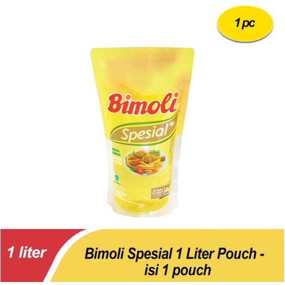 

Bimoli Spesial Minyak Goreng Refill 1 Liter Pouch 1L