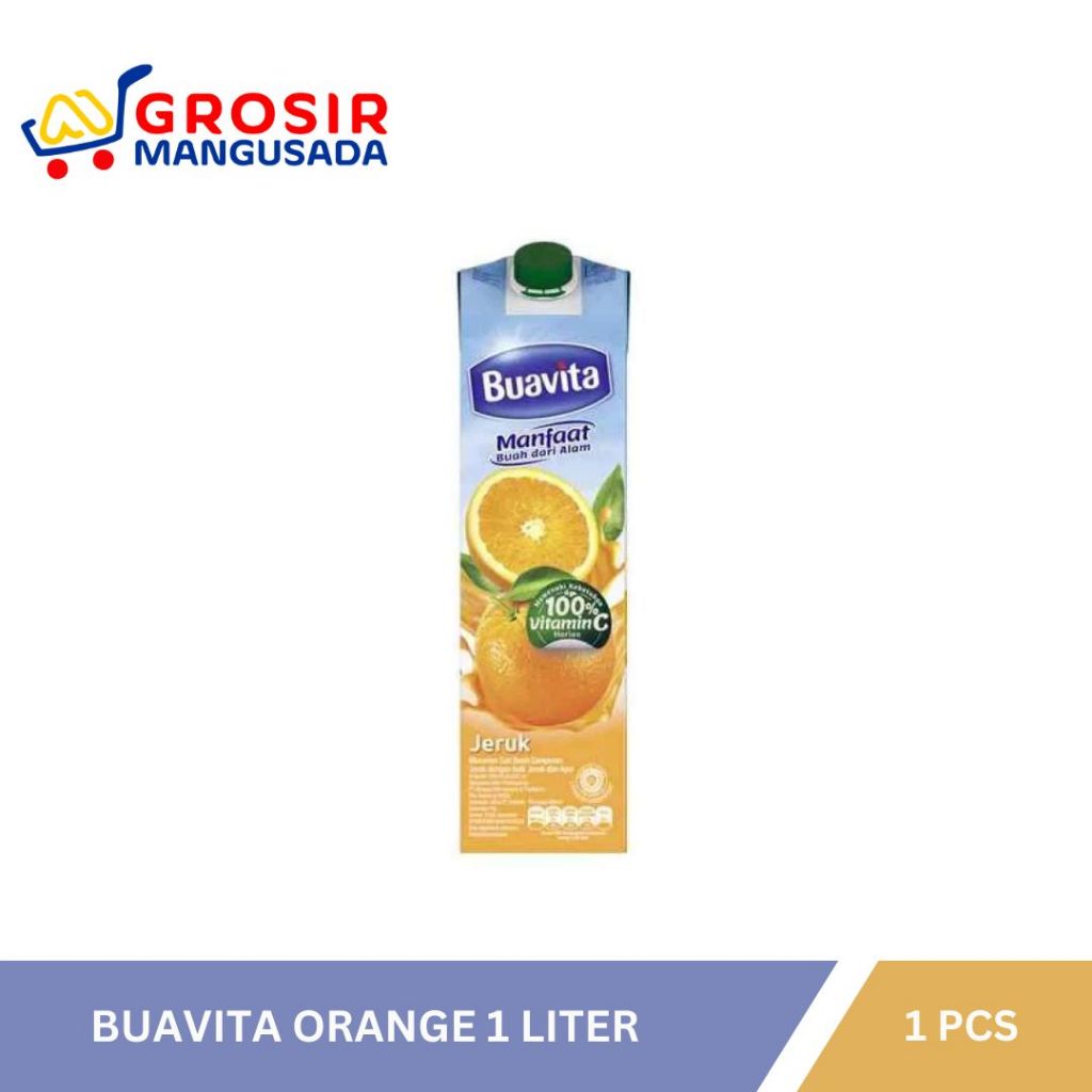 

Buavita Jus Jeruk Orange Juice Buah Asli 1 Liter