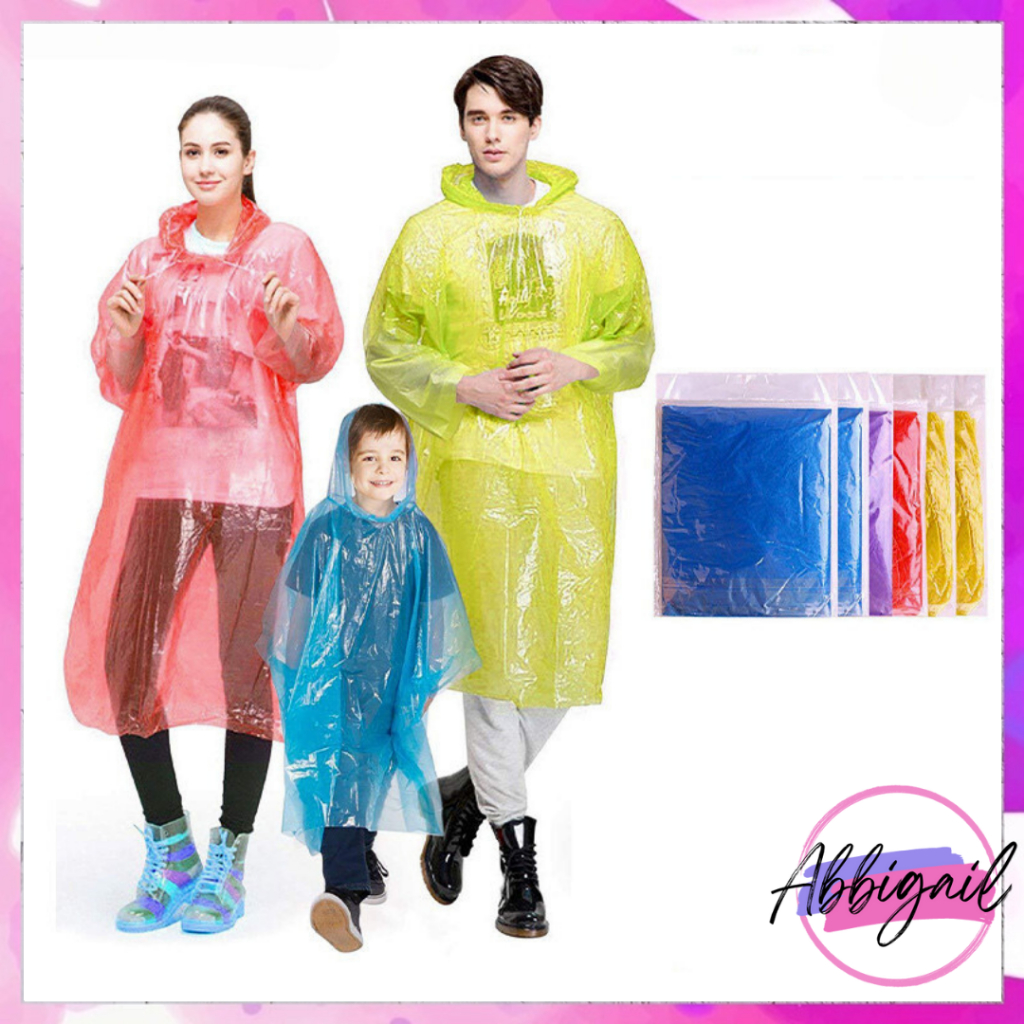 ABBIGAIL 🫰 12 PCS / 1 LUSIN PAKET BUNDLE HEMAT USAHA JAS HUJAN UJAN MODEL PONCO BAJU PELINDUNG HUJAN