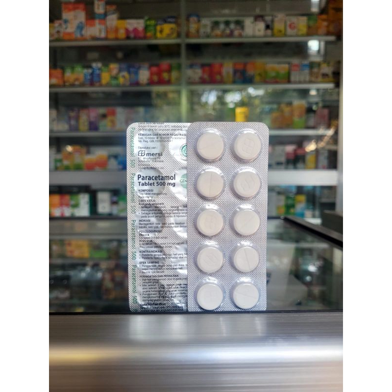 Paracetamol Tablet Mersi Strip