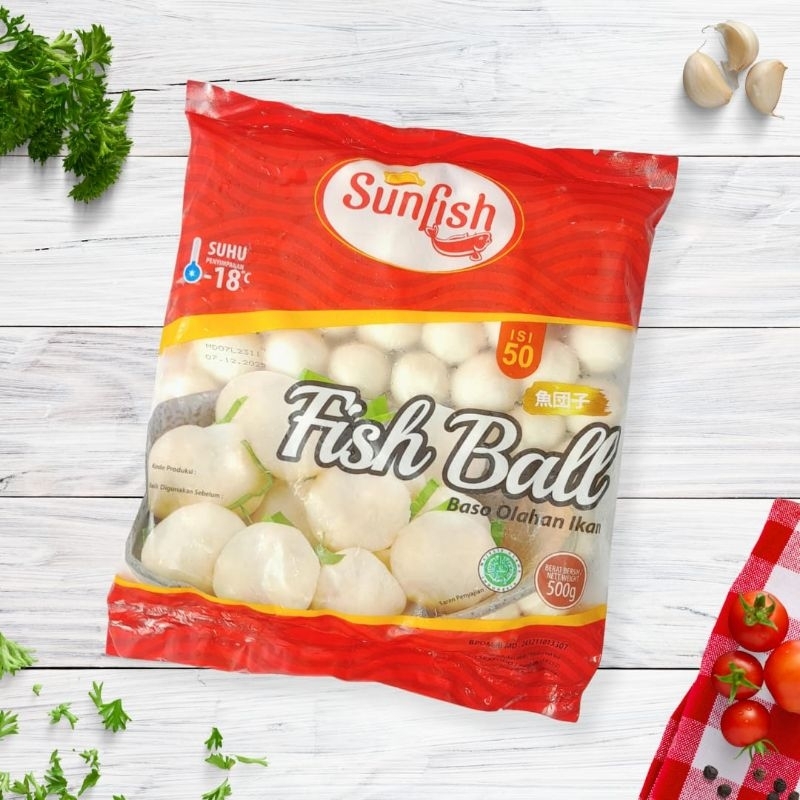 

Sunfish Fish Ball Bakso Olahan Ikan Bakso Ikan isi 50 Butir 500gr