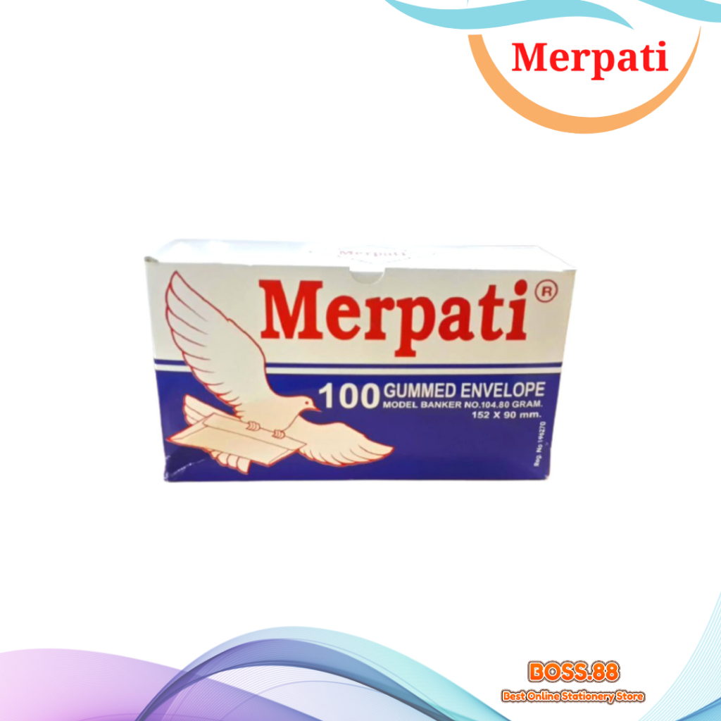 

ENVELOPE / AMPLOP TANGGUNG MERPATI GUMMED (1 PACK)