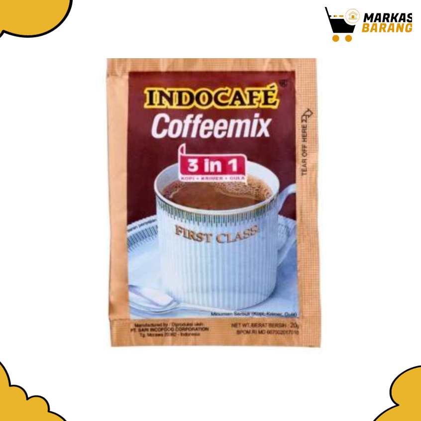 

Indocafe Coffe Mix 3 In 1 Renceng Isi 10