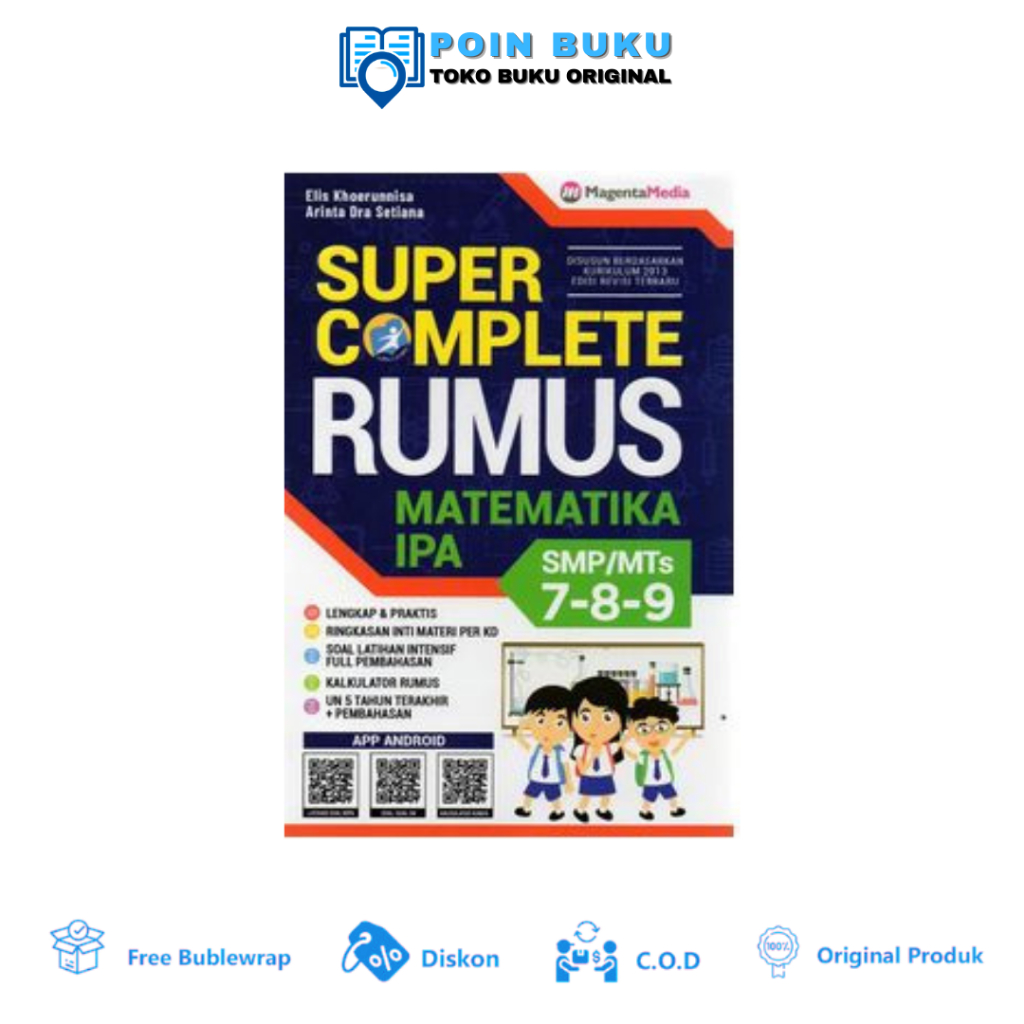 BUKU PELAJARAN SMP SUPER COMPLETE M-IPA SMP/MTS KELAS 7,8,9