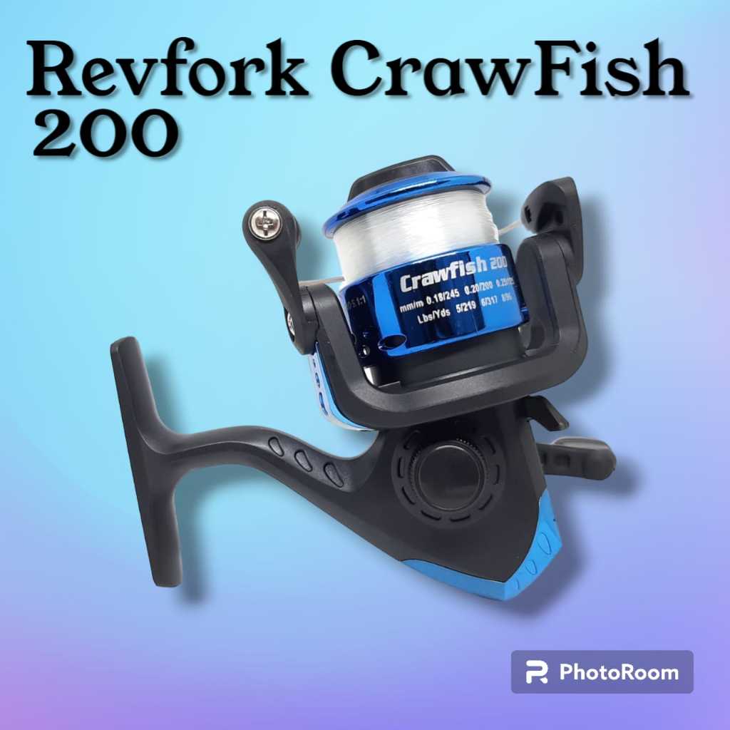 REEL PANCING SPINNING MINI MERK REVFORK CRAWFISH 200