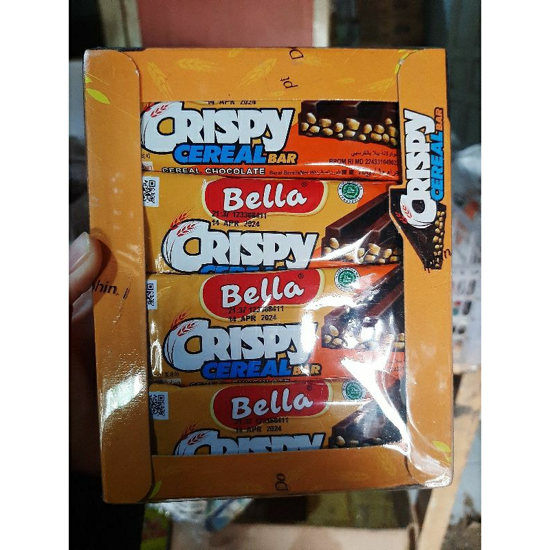 

(24 PCS) BELLA CRISPY CEREAL BAR CHOCOLATE