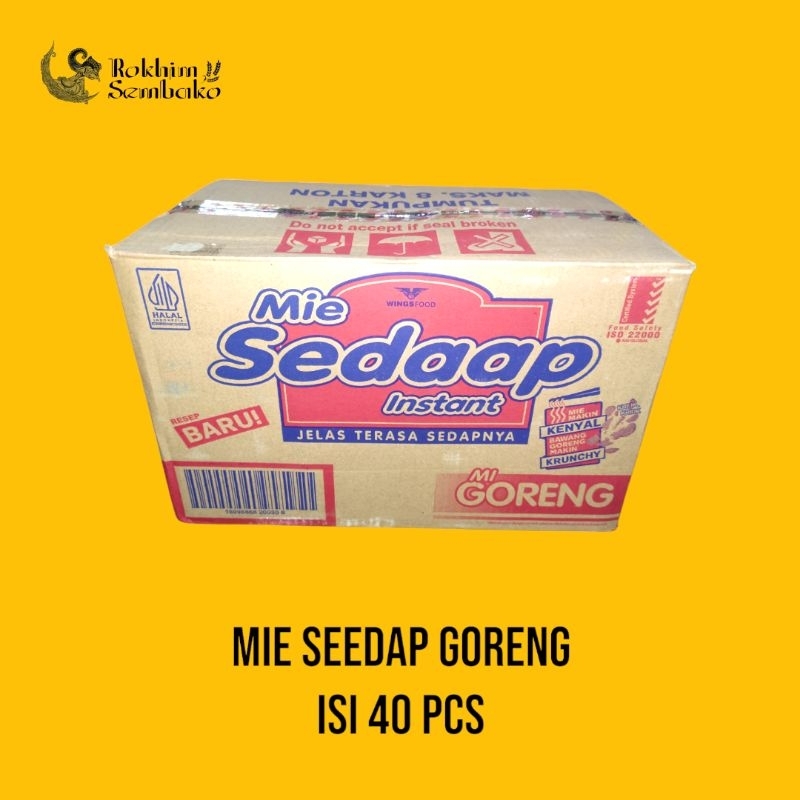 

MIE SEEDAP GORENG 1 DUS ISI 40 PCS