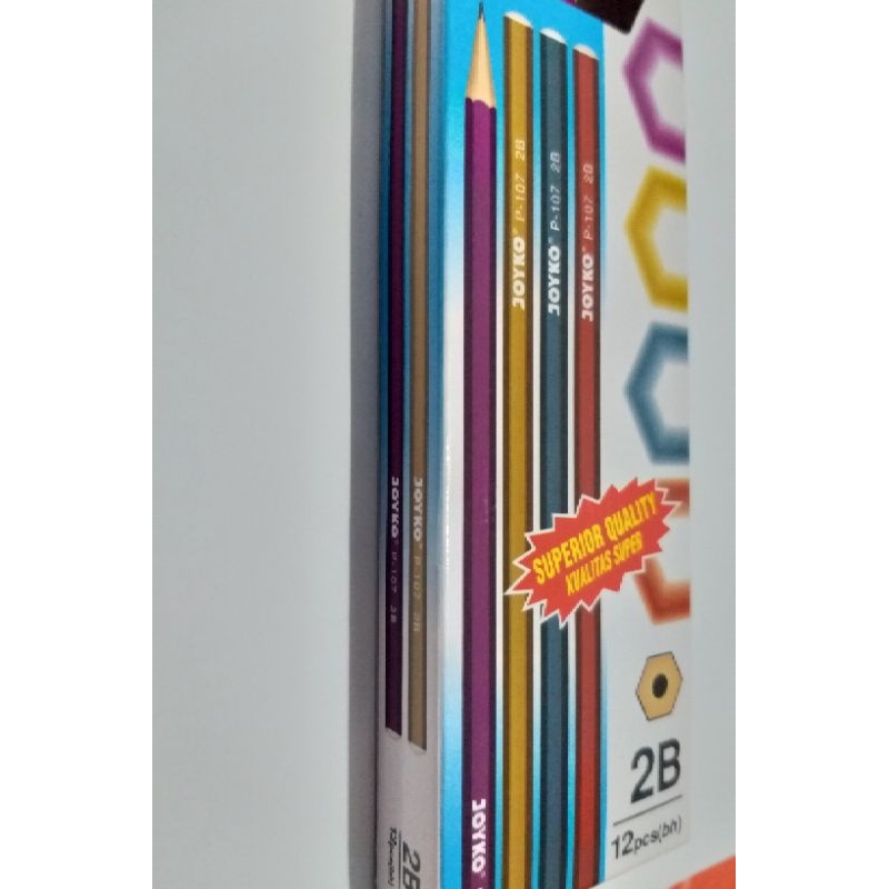 

PENSIL 2B JOYKO METALLIC MURAH. HARGA 1 PCS. WARNA RANDOM. BIRU, GOLD, PINK, MERAH.