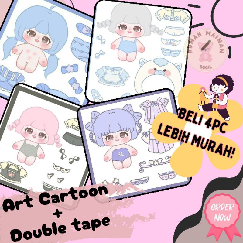 PAPERDOLL MAINAN KERTAS MAINAN BP BP AN PAPER DOLL LUCU MAINAN ANAK ORANG ORANGAN