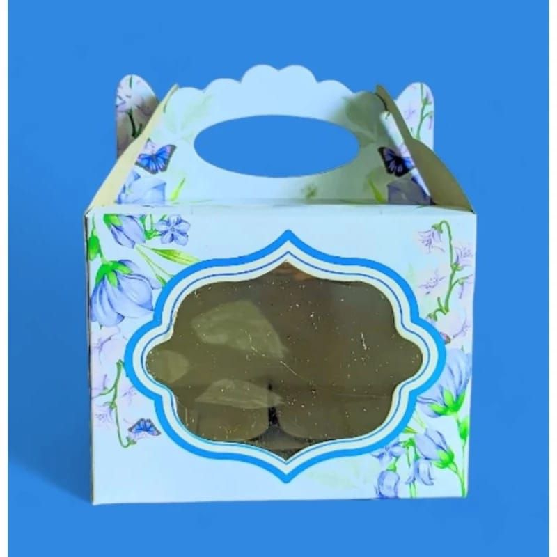 

BOX SOUVENIR gable 13x13x10 CMUDA 310GRAM biru