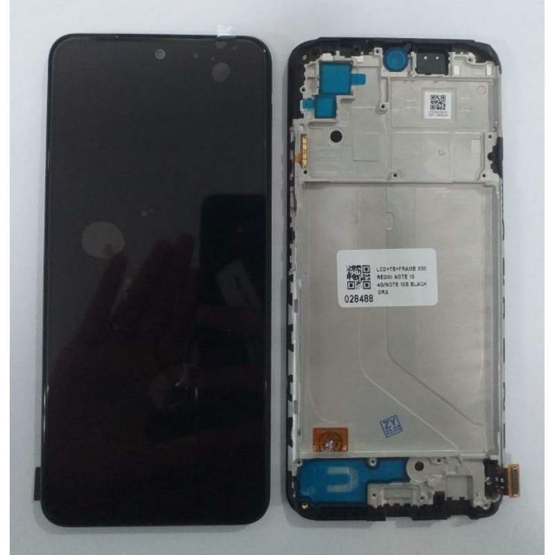 Lcd Plus Frame Xiaomi Redmi Note 10 4G Note 10S Bisa Fingerprint Amoled