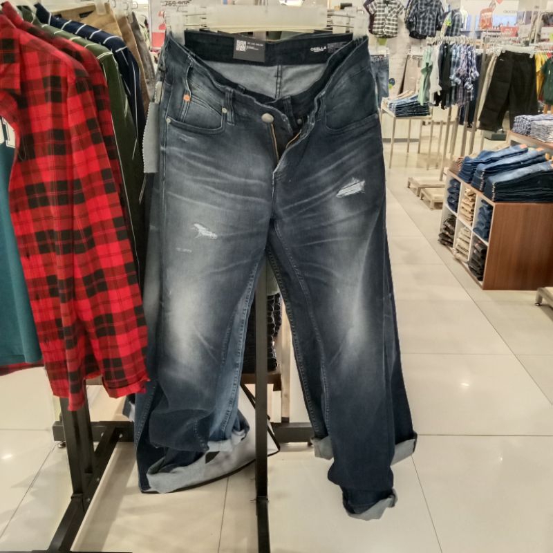 OSELLA JEANS CELANA DENIM PANJANG SLIMFIT PRIA ORIGINAL