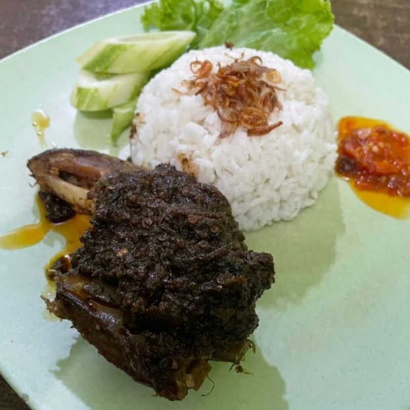 

nasi box bebek bumbu hitam