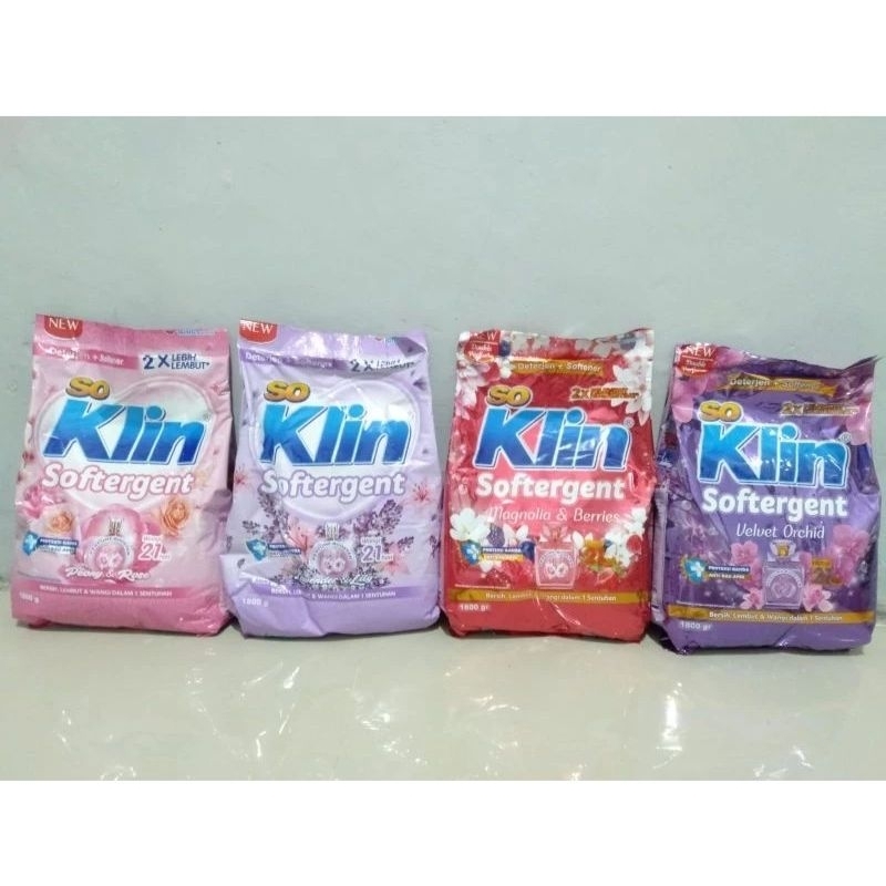 SoKlin Softergent 1800gr / So Klin Softergent 1,8kg