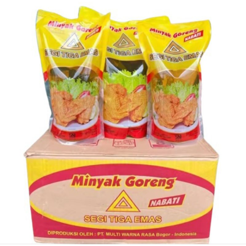 

Segitiga Emas Minyak Goreng Nabati Refill Pouch 1 liter