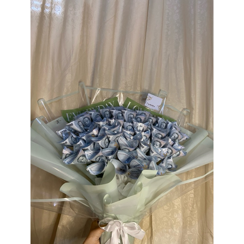 

Money Bouquet (Jasa saja tidak termasuk uangnya)