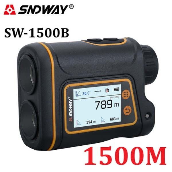 Range Finder SNDWAY SW-1500B Telescope 1500m Laser Distance Meter SW1500B Monocular Golf Meteran Out