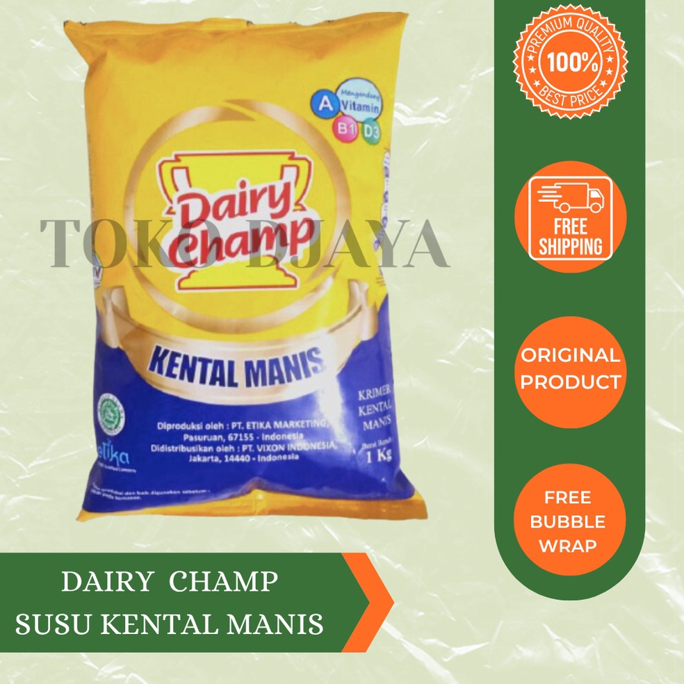 

Terkni Dairy Champ Susu Kental Manis 1kg Trendy