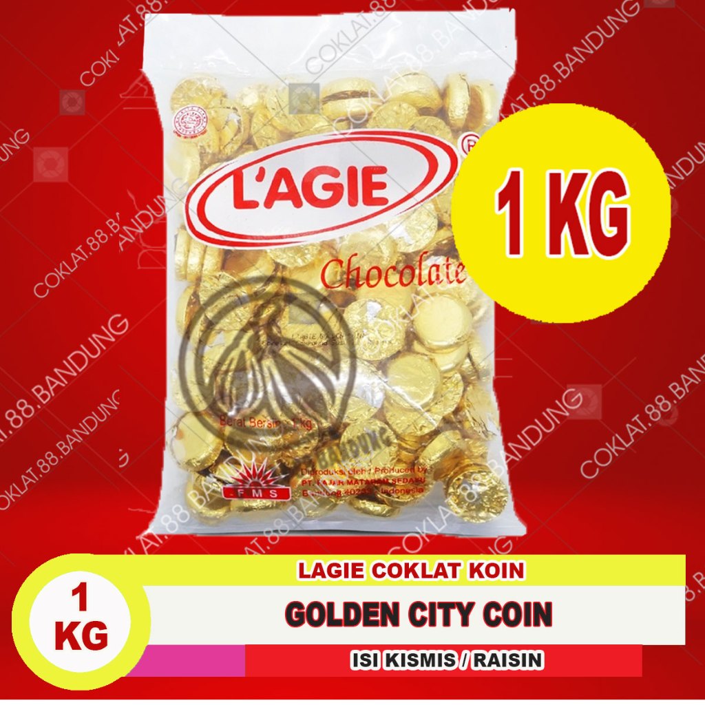 

COKLAT KOIN LAGIE 1KG, COKLAT LAGIE GOLDEN COIN 1KG, LAGIE COIN 1KG COKLAT KOIN EMAS KILOAN