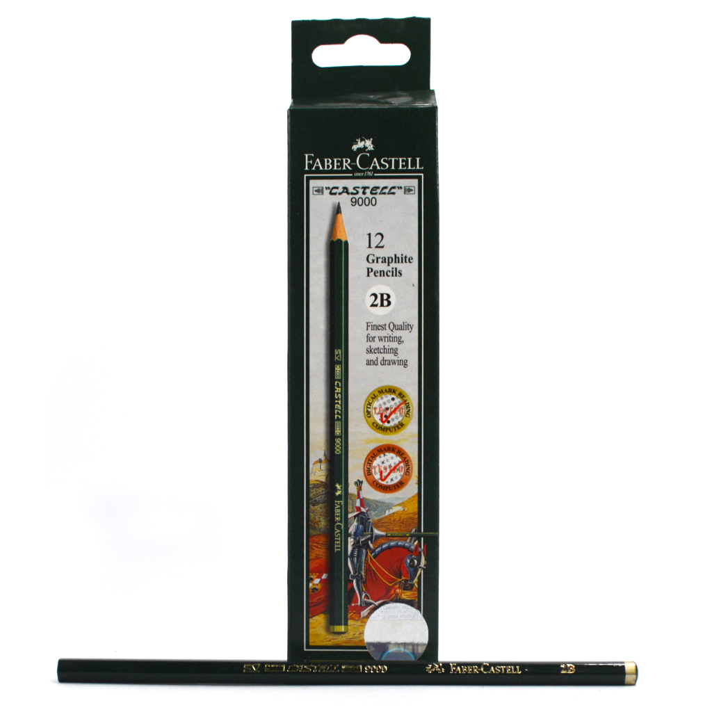 

Pensil Faber Castell 2B - Castell 9000 Pensil Graphite - 2B