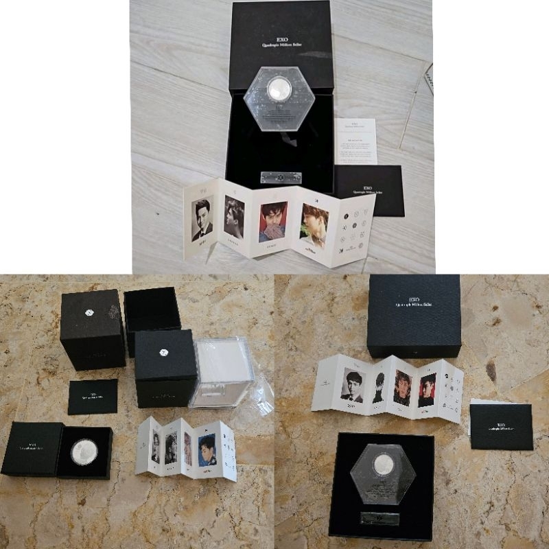 EXO Suho Lay Xiumin junmyeon minseok yixing quadruple million seller medal only no pc regular limitt