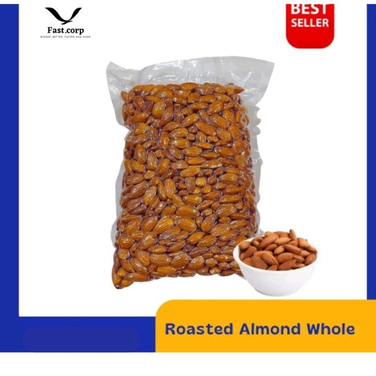 

C38 Roasted Premium Almond Kacang Almond Panggang Grade Super 78