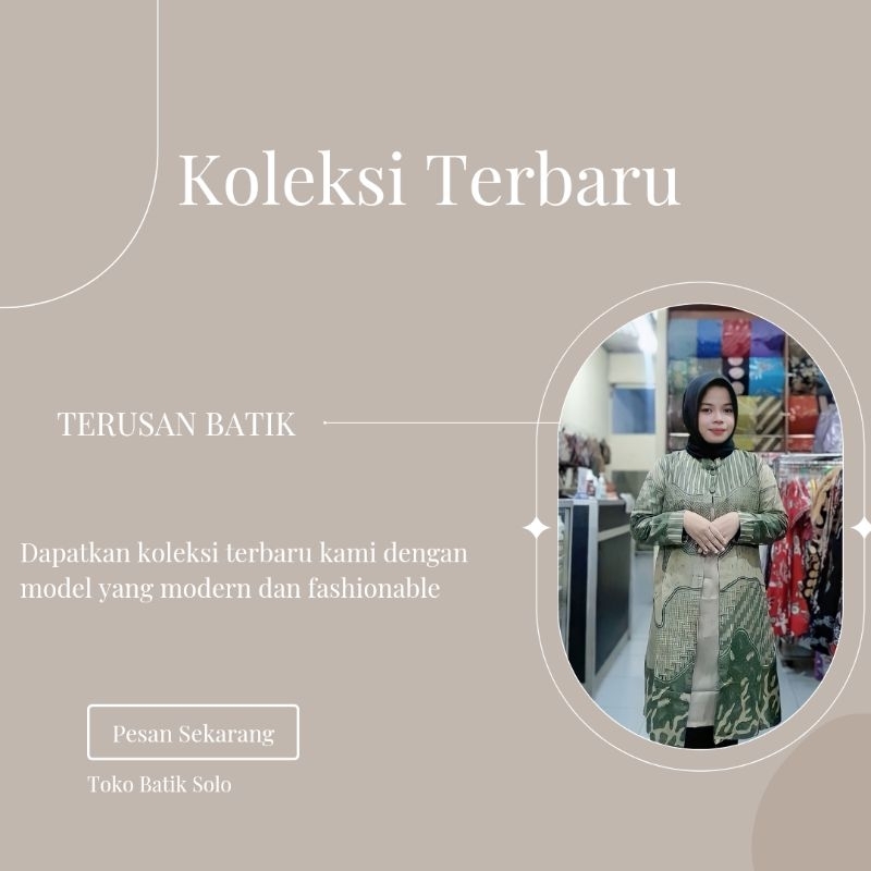 TERUSAN/TUNIK BATIK WANITA