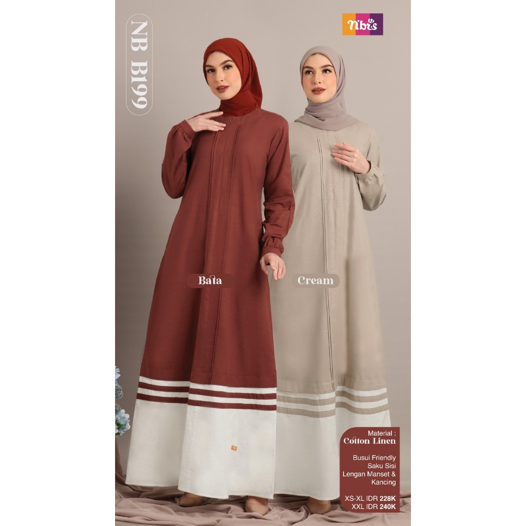 Gamis Nibras terbaru NB B119