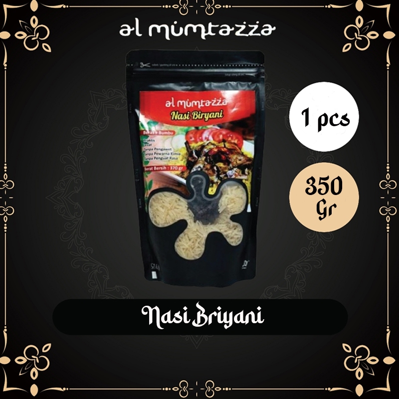 

Al Mumtazza - Nasi Beras Timur Tengah / Nasi Biryani / Uk Kecil 175 gram / Uk Besar 350 gram
