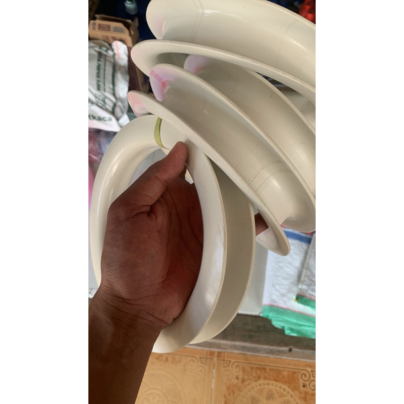 Gulungan senar layangan, gulungan senar pancing, gulungan paralon polos PVC 6 inchi