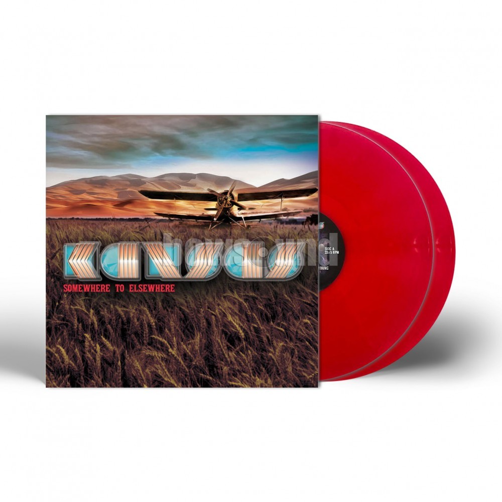 VINYL - KANSAS - SOMEWHERE TO ELSEWHERE (GATEFOLD 2LP, RED COLOR)