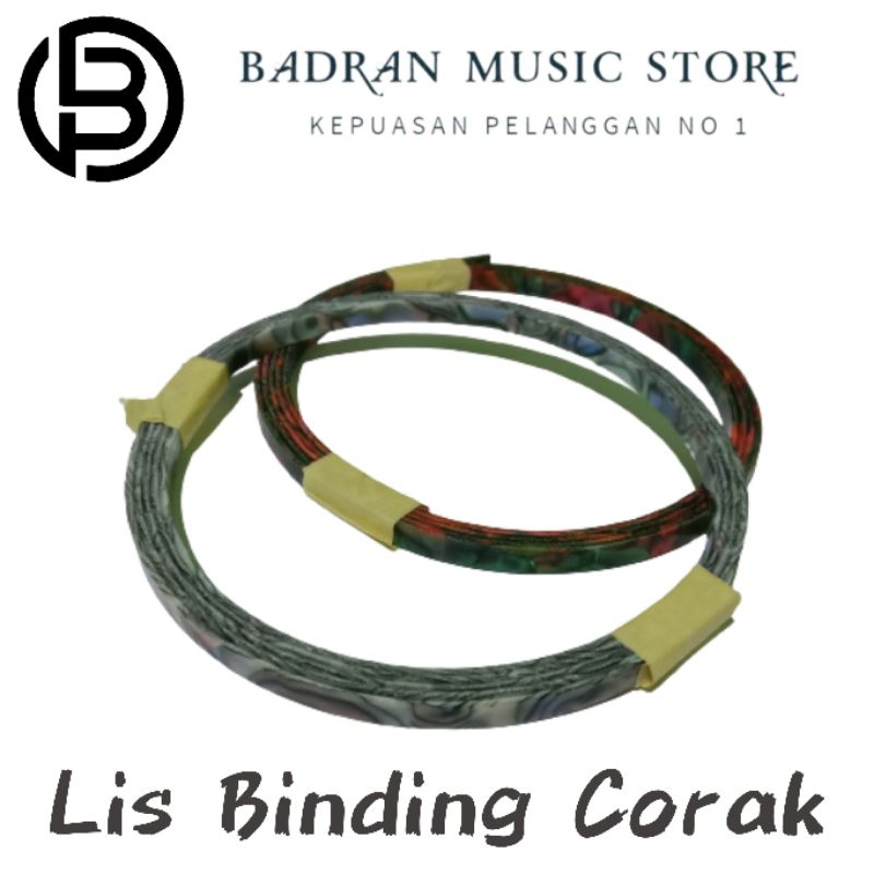 BMS - LIS BINDING GITAR MOTIF KERANG