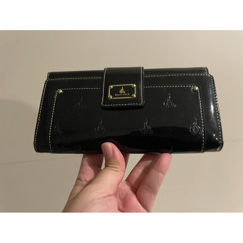 Dompet BeanPole Hitam Glossy - PL Good Condition