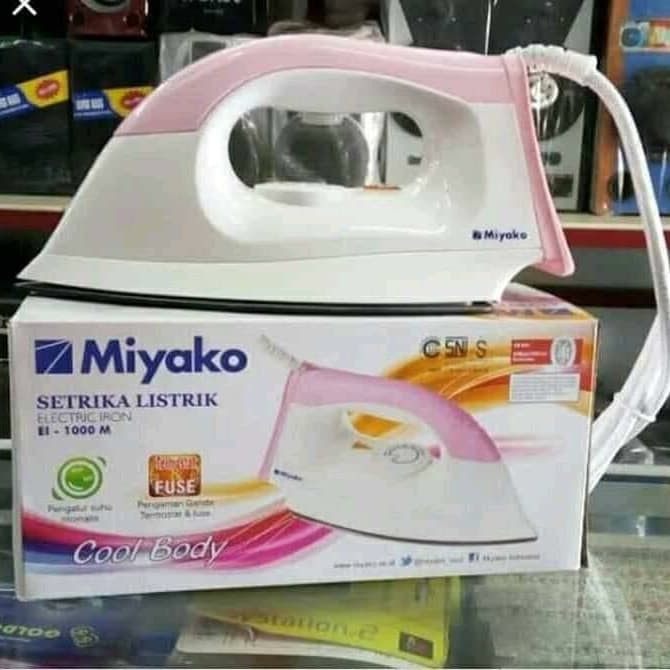 Miyako Setrika EI 1000 M / Setrika Murah Miyako EI-1000M / Setrika Miyako ORIGINAL EI1000M