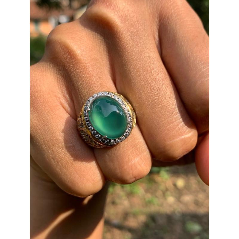 Batu Hijau Garut ASLI Galian Cisangkal HQ berikut Memo IGS