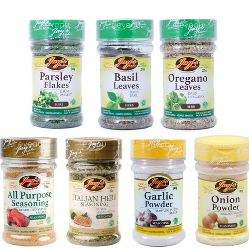 

Jay's Kitchen Natural Spices and Herbs Bottle, Bumbu Rempah Alami