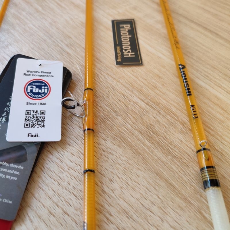 AIOUSHI joran STREAM ROD lengkap dengan FUJI ring guide BC