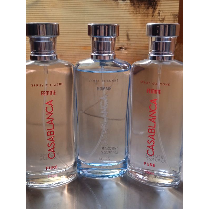 PARFUM CASABLANCA.AROMA FEMME PURE DAN HOMME AQUA 100ML