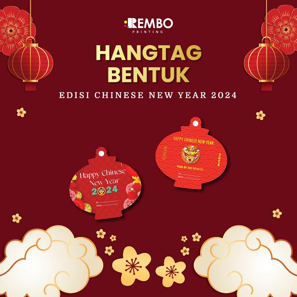 

Hang Tag Baju Bentuk Edisi Imlek Chinese New Year CNY - Label Baju Pola - Cetak Hangtag Baju Bentuk Pola - Label Merek - Hang Tag custom bentuk pola Chinese New Year CNY 2023 Tahun Baru China Tahun Kelinci