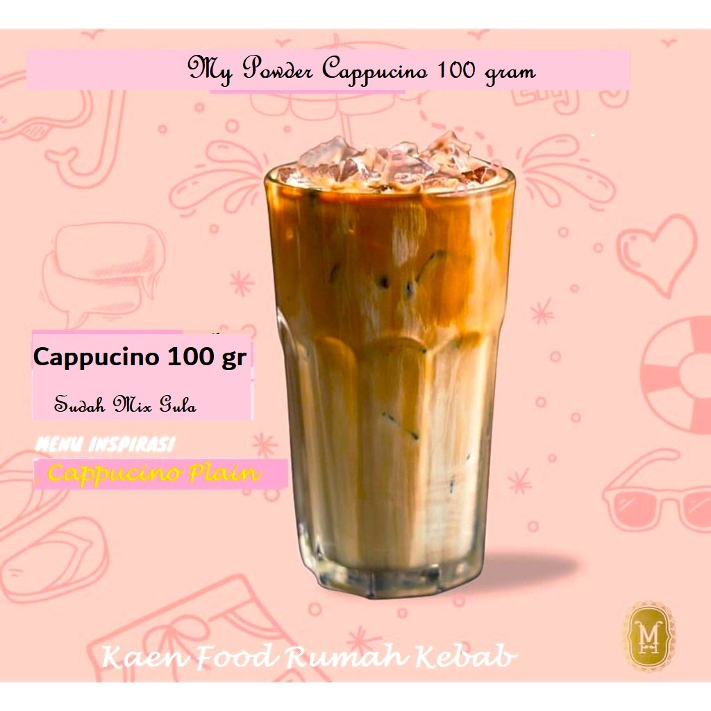 

Bubuk Minuman CAPPUCINO 1 ons - Powder CAPPUCINO Bubble Drink 100gr