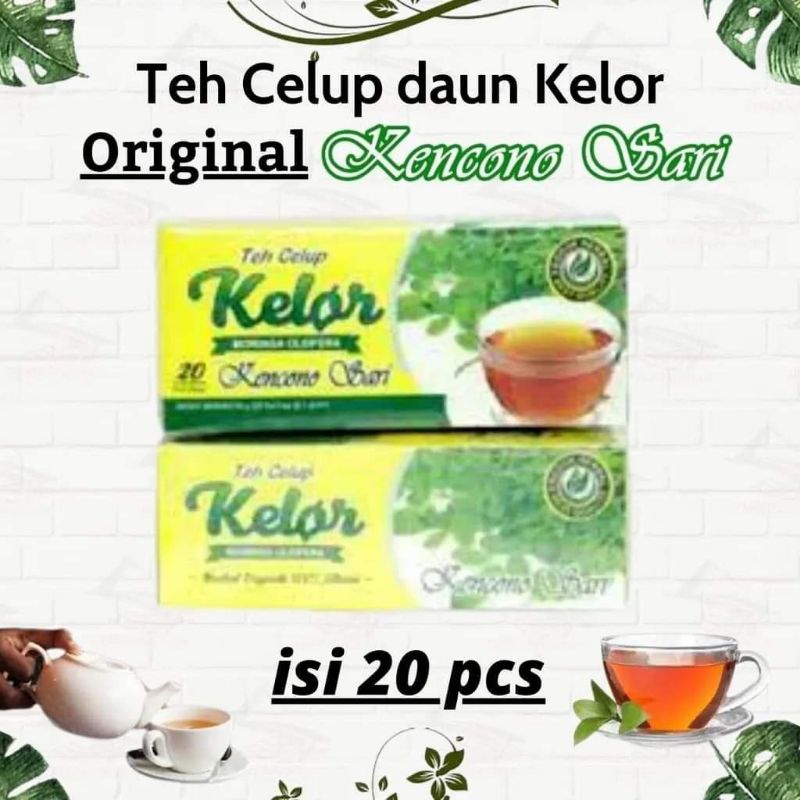 

Teh Celup Daun Kelor Kencono SariIsi 20 tea bag (20 kantong)