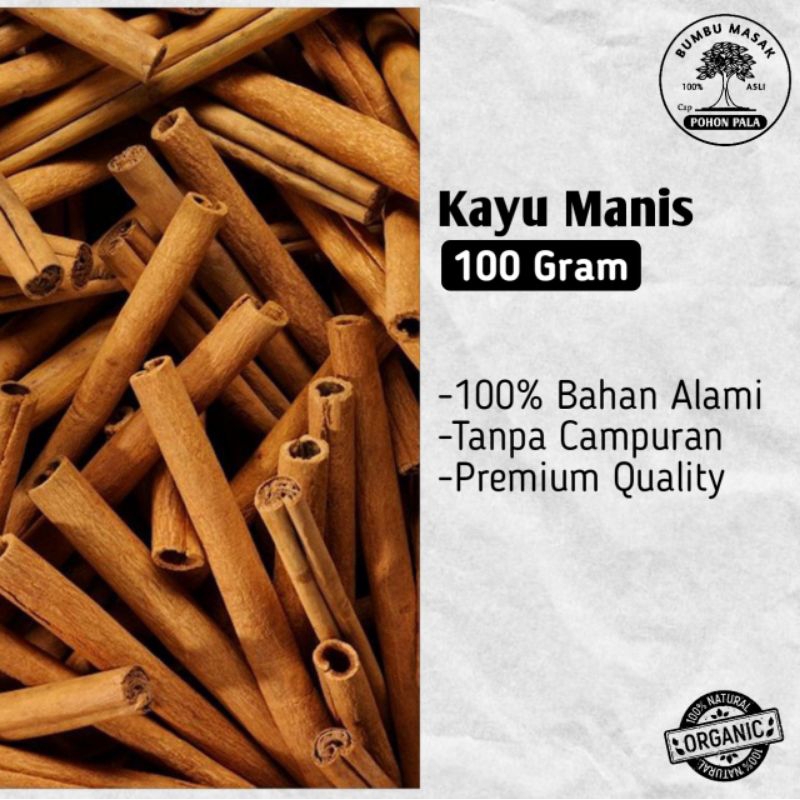 

Kayu Manis 100 Gram Quality Premium