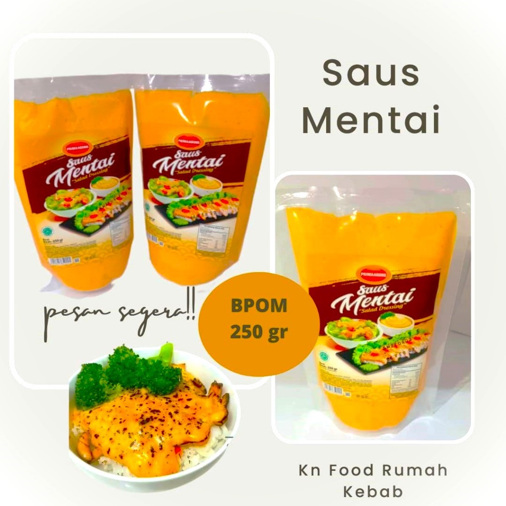 SAUS MENTAI PRIMA 250 GRM SAUS ALA JEPANG SAUS MENTAI.