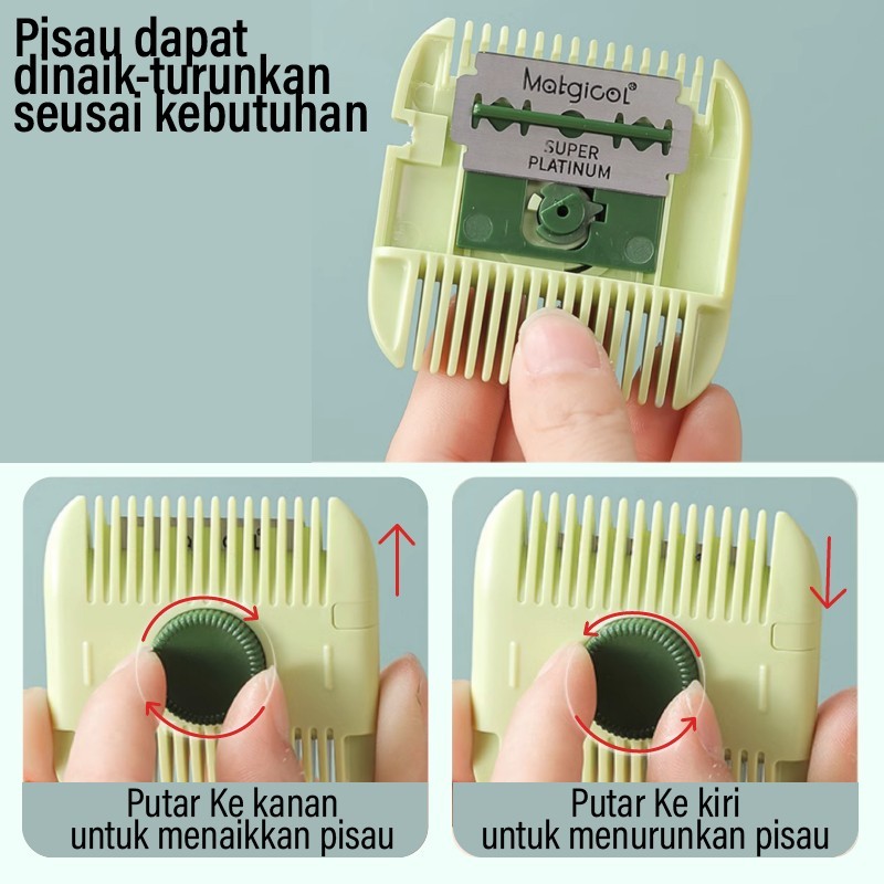 MH - sisir cukur rambut anak - sisir potong rambut - gunting rambut mini