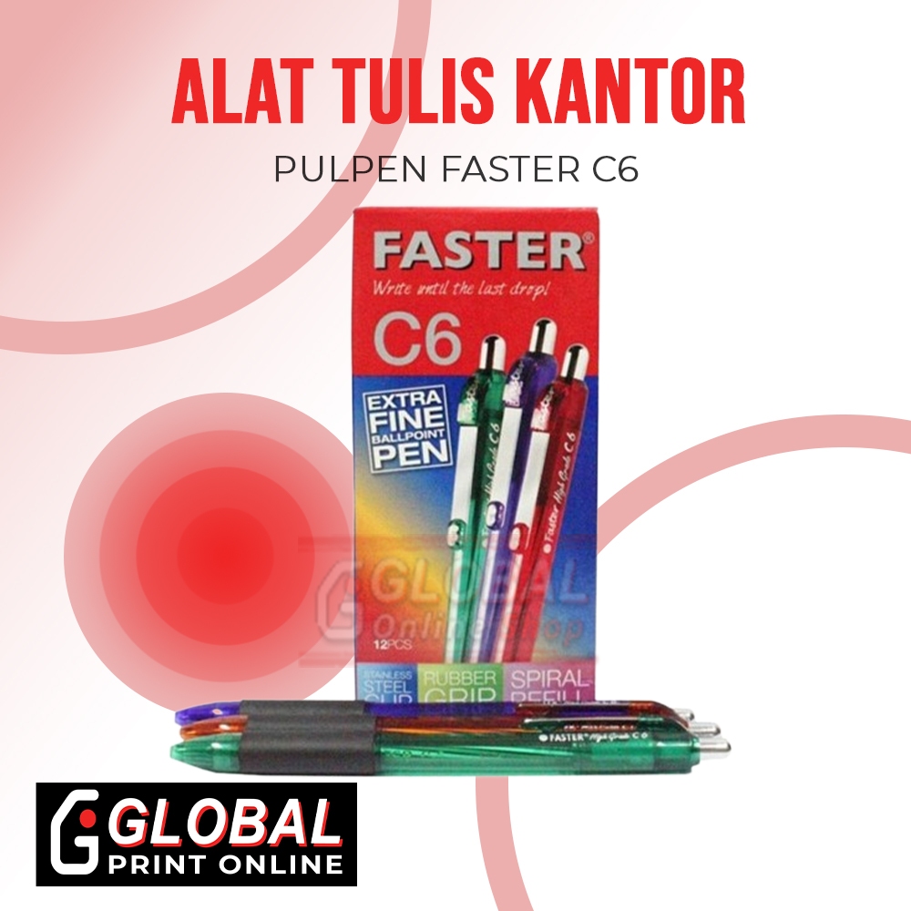 

Global Print Shop Online - Pulpen Faster C6 & C600 (Per Pcs)
