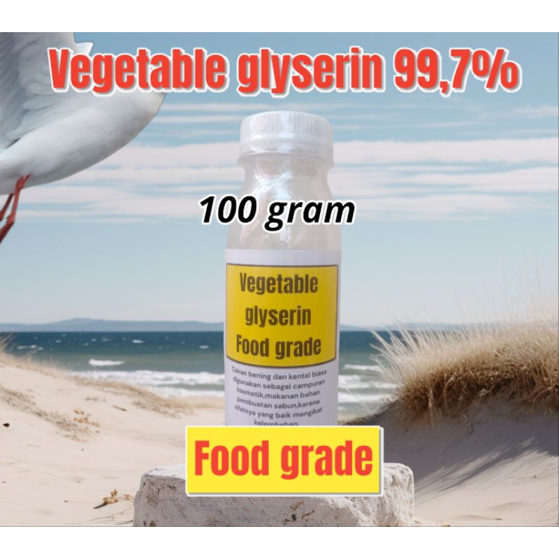 glyserin gliserin gliserol usp grade food grade asli 100 gram