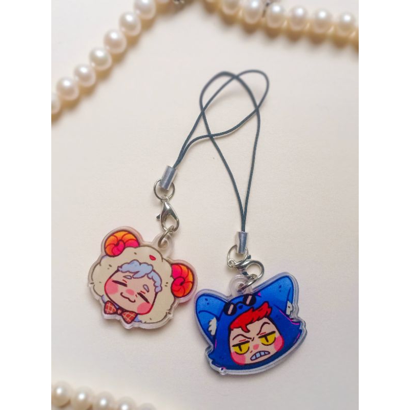 GOOD OMENS Phone charm / Phonestrap by CYAN