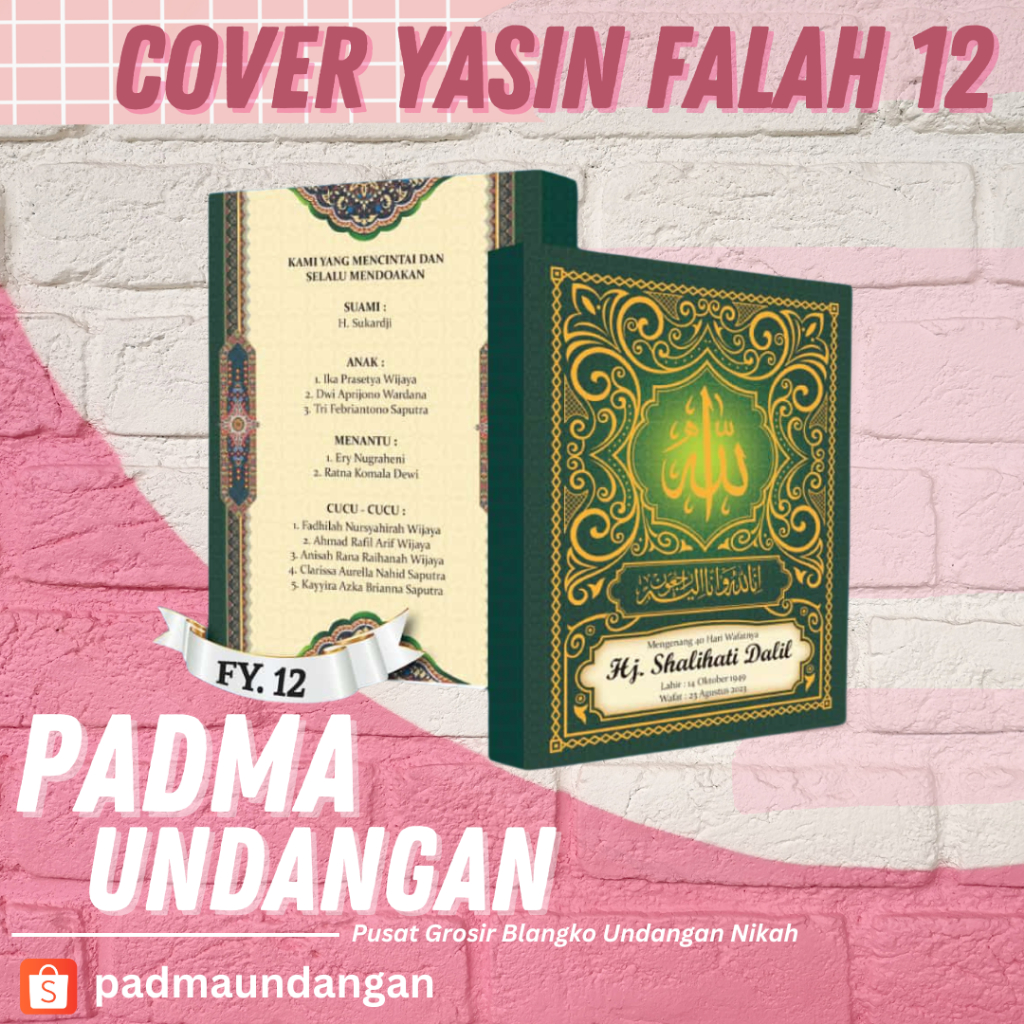 

Cover Yasin Falah 12 | PadmaUndangan